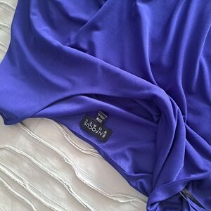 Casual knee lenght blue dress, size 20W